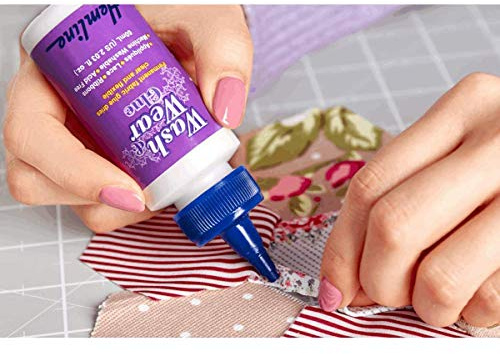 Hemline H805.60 | Wash'n'Wear Tela/Pegamento Textil/Adhesivo | 60ml
