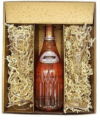 Confezione regalo Champagne Vranken - Oro -1 Rosé - 2 Flauti da champagne CHEF & SOMMELIER
