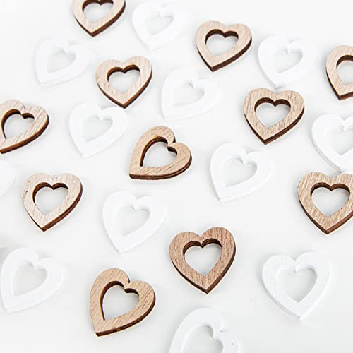 Logbuch-Verlag Herz-Deko 2,5 cm Holz – Geschenk für Ihn | Ganzjahr Wohndeko klassischer Hingucker viele Anlässe