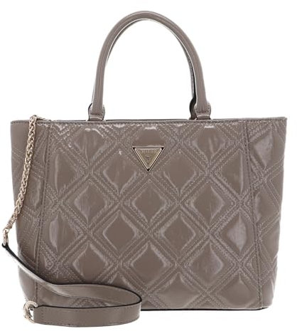 GUESS Handtasche Schultertasche Deesa Tote Taupe beige