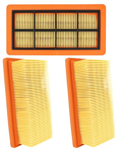 Estelife AD4 Flachfaltenfilter für Kärcher AD 4 AD 2 AD 3 Premium Vacuum Cleaner Battery AD2 AD3 AD4 AD3.200 AD3.000- und Trockensauger, Ersetzt 6.415-953.0 | für Kärcher AD2 AD3 AD4 AD3.200 AD3.000- und Trockensauger, Ersetzt 6.415-953.0