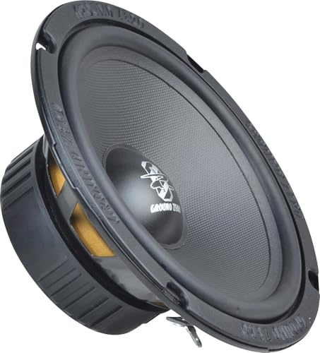 Ground Zero GZFC 165.2 2-Wege Komponenten-Lautsprecher, 16,5 cm, 100 W RMS, Ferrum Serie mit Hochtöner & Frequenzweiche