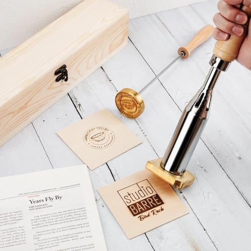Electric Branding Iron, Branding Iron for Woodworkers, Logo Soldering Iron for BBQ Cake Cookie Leather Paper Steak