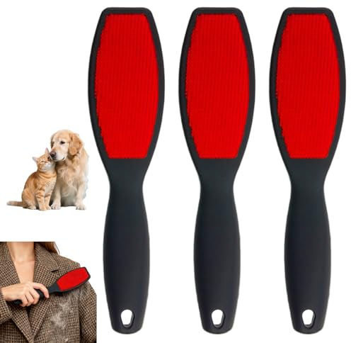 3 PCS Clothes Brush for Pet Hair, Lint Removers for Clothes Durable Cat Hair Remover, Practical Lint Brush for Cloth Suitable for Pet Clothing Sofa Removal Fluff Remover