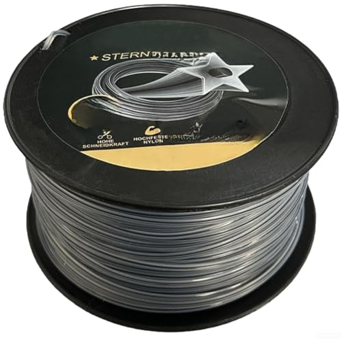 Línea de corte en forma de estrella, cuerda de corte de hierba de nailon resistente de 0,3 mm, cuerda de corte de larga duración para rellenar alambre grueso de jardín (0,3 cm)