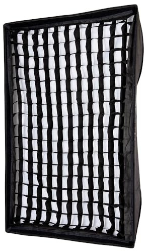 Godox SB-NBM80120 80x120cm Rectangular Softbox with Honeycomb Grid | Bowens S-Type, Dual-Layer Diffusion, Reflective Interior, Interchangeable Speedring