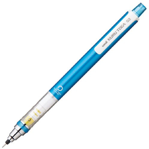 Uni Druckbleistift, Kuru Toga Standard Modell 0,3 mm, blau (m34501p.33)