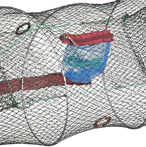 FLADEN Fishing - UK Model - SHRIMP CRAB CRAYFISH TRAP CYLINDER Deluxe 30cm x 90cm - Great For Coastal Waters [32-15602B]