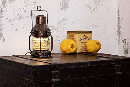 mare-me Antike Ankerlampe Petroleum