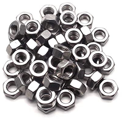 TERF® Hutmuttern, Sechskantmuttern M5 (5 mm), Edelstahl, A4 (316), Marinequalität, Muttern, 25 Stück
