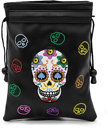 montela golf Wertsachen-Tasche, Golftasche mit Kordelzug, Golfte-Tasche, Leder, Golfballtasche für Herren und Damen