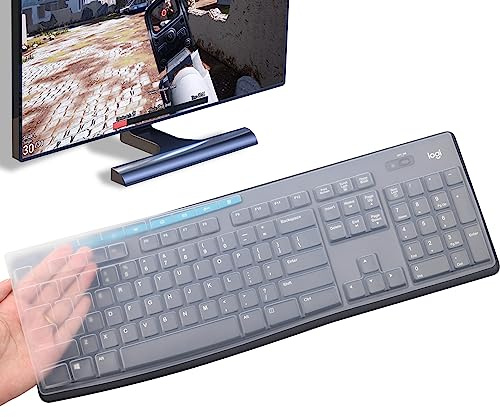 Tastatur-Schutzfolie für Logitech MK275 MK295 MK270 kabellose Tastatur, Logitech MK200 MK260 K200 K260 K270 Tastatur (nicht für andere Tastaturmodelle geeignet)