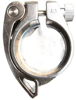 Sattelklemme Aluminium Legierung Fahrrad Sattelstütze Klemme 35 38 40 40,8 41mm MTB Rennrad Radfahren Sattelstütze Klemme Schnellspanner fahrrad Ersatzteile Schnellspanner SattelstüTze (Color : 40mm