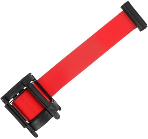 OKUMEYR Barriera Di Sicurezza A Fune 5 M Montaggio A Parete Cintura Di Attenzione Montante Cintura Retrattile