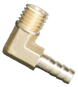 TNGYTY 1 Raccordo a Gomito in Ottone M10-M16mm - Raccordo a Gomito con Filettatura Maschio metrica for Tubi Idraulici(M10x1.5 10mm)