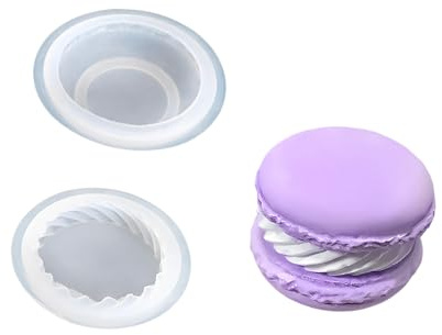 Molde de silicona para hornear velas, macarons, chocolate, postres, diseños redondos en forma de corazón, accesorios de cocina, molde de silicona resistente al calor
