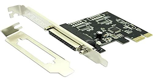 ca 1-port 25 stift parallell PCI-E gränssnittskort med hög/låg profil klämma