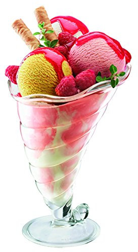 Visiodirect Lot DE 8 Coupes A Glace Fortuna Ø125 x H180 mm. 32cl