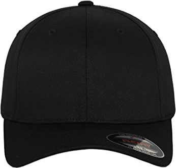 Flexfit Unisex-Erwachsene Wooly Combed 6277 Mütze, Schwarz (Black), XS/S