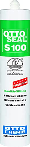 OttoSeal S100, das Premium- Sanitär- Silicon, 300ml Farbe C808 ASPHALTGRAU