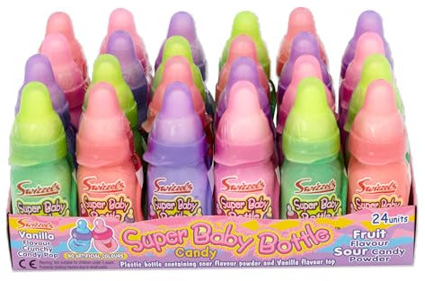 Swizzels Matlow 24 Super Baby Bottles, White