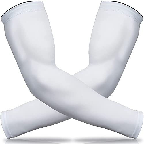 beister Manchettes de Bras pour Homme & Femme, Sun Anti-UV Protection UPF 50+ Manchons de Refroidissement Antidérapants, Manchette Sport Compression pour Cyclisme, Basket-ball, Running, Football.