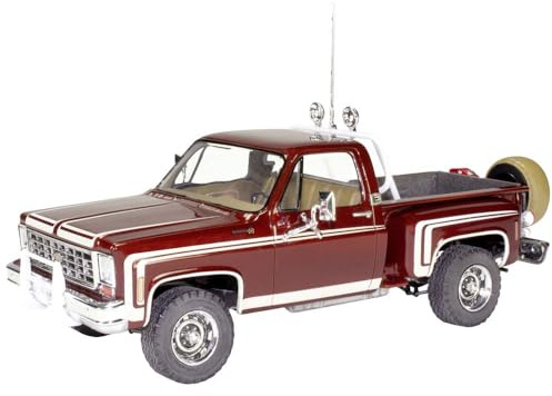 Revell Modellbausatz '76 Chevy Sports Stepside Pickup I Originalgetreuer Modellbausatz I Maßstab 1:24 I Detailreich und für Fortgeschrittene