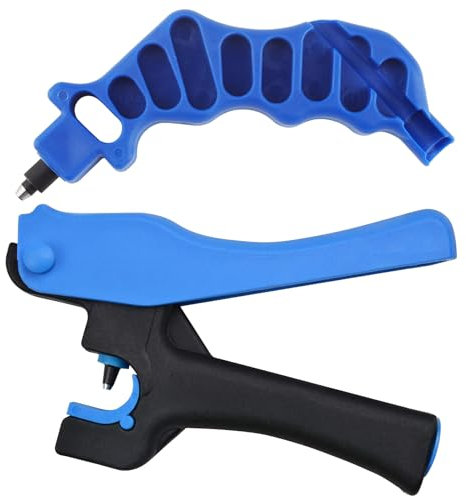 Kalolary 2 piezas Perforadora de Metal para tubos de riego por goteo, Herramienta de orificio de apertura