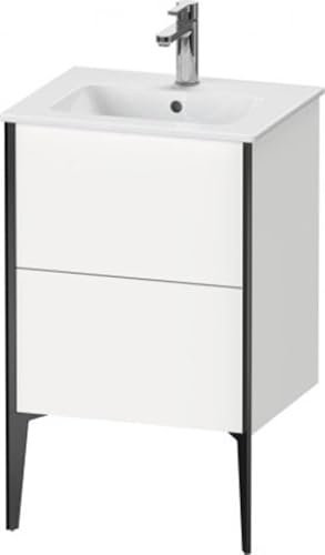 Duravit XViu 4459 Meuble sous-lavabo debout Compact, 2 tiroirs, pour lavabo ME by Starck 233653, 510x420 mm, XV44590B140, XV44590B140, Colorazione: champagne opaco/nero lucido lucido