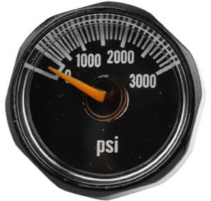 Joyzan Manometro Micro, Pneumatici Pressione Gomme Strumento Test Della del Valvola Compressore D'aria Tester Mini Bassa Regolatore Precisione Manometri per Palloni Sportivi Biciclette Automobili