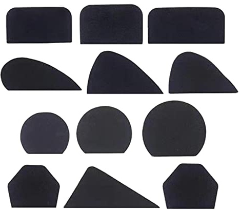 KANEIDALINNA Juego de 12 moldes para Asas de Tazas de cerámica, Herramienta de Molde para Hacer Asas de Tazas DIY para Arcilla, cortadores de Arcilla de cerámica, Molde para Asas de Tazas de café