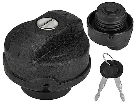 ONTHIS Kraftstoff Benzin Tankdeckel mit 2 Schlüsseln abschließbar Passend for VW Käfer 1947–2003 191201551 Autozubehör