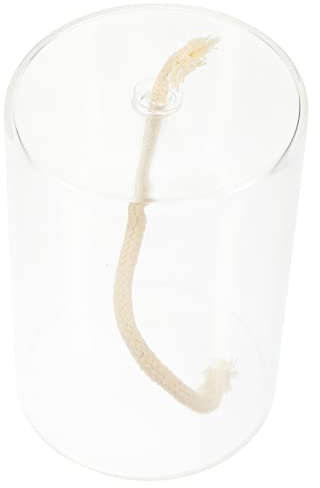 Ciieeo Kerosinlampe Aus Glas Öllampe Vintage Stil Petroleumlampe Für Heimdekoration Hochzeitsdekoration Cube Öl Lampe Mit Docht Schöne Und Praktische Lampe Für Innenräume