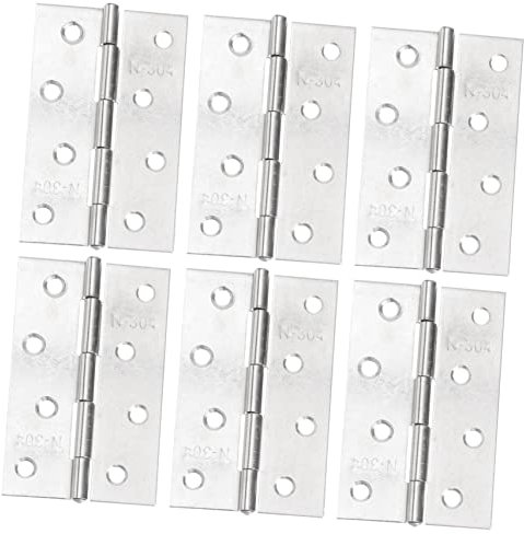 KITANDOVE 6stücke Edelstahl Türscharniere Für Aluminiumrahmentüren Langlebige Scharniere Für Haushalt Und Fenster Praktische Türbeschläge Vielseitig Einsetzbar