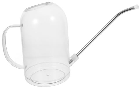 BESPORTBLE Regadera para Plantas de Interior de 2l Pico Largo de Acero Inoxidable y Cuerpo Abs, Diseño Retro Único Que Evita Salpicaduras y Deformaciones