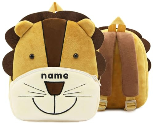 QZYGWCS Personalisierte Rucksack Kindergarten Kleinkind Kinderrucksack FüR 1-5 Jahre Mit Gestickt Namen RucksäCke FüR MäDchen, Jungen Und Kleinkinder