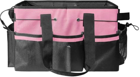Sacs de nettoyage pour femmes de ménage – Grand sac de nettoyage, organiseur de rangement portable pour salle à manger, salle de bain, dortoir, université, voiture, camping, douche, ménage