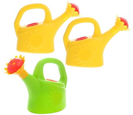 HONMEET 3 pièces Arrosoirs Garçon Fille Jouets Bain et Jardin Pot Arrosage Plastique Léger et Ergonomique Éducatif pour Développement et Jeu Imitation Adapté Garçons et Filles