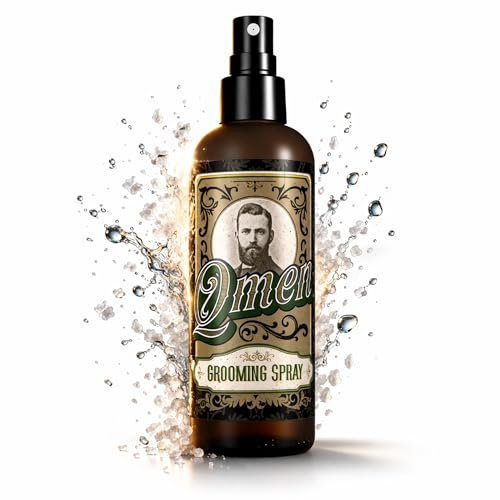 QMEN Grooming Spray Hombre 250ml | Spray Texturizador Cabello | Volumen, Textura y Acabado Mate Natural | Voluminizador Pelo Hombre para Peinados con Cuerpo y Definición