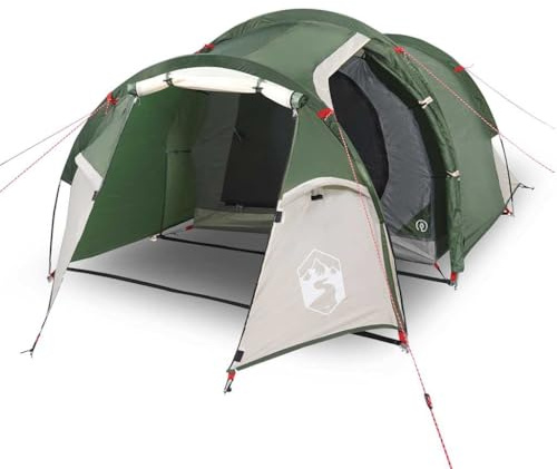 Familien-Campingzelt, Tunellenzelt, wasserdicht, 2 Personen, grün, wasserdicht, 360 x 130 x 105 cm