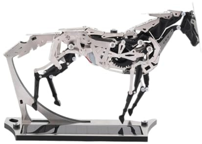 3D Metall Puzzle Erwachsene Solarbetriebenes Pferd Montage Kit 165 Stück