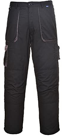 Portwest TX11 Pantalon de Sécurité Contraste Texo Noir, XS
