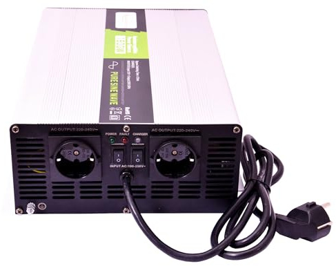 Spannungswandler USV 12V NPS 1000-3000 Watt Reiner Sinus Batterie Akku Solar Strom 230V Unterbrechungsfreie Stromversorgung (1500)