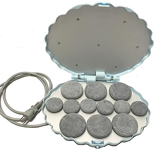 Therapist’s Choice® Portable Hot Stone Warmer with 12 Stones for Massage Therapy