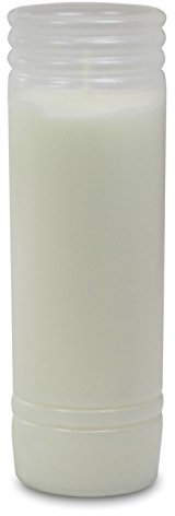 Ebersbacher Kerzen 24er Pack Grablichter Brennereinsatz WP4 Weiße Hülle für Grablampen Grabkerze