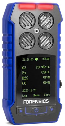 Multigas 4 Gas Monitor | with USA NIST Calibration Certificate | CO, H2S, CO, EX LEL |