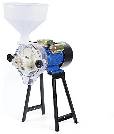TFCFL 110V 2200W Wet Cereal Grinder, 1400RPM Electric Wet Mill for Rice, Corn, Wheat, Soybeans, Feed & Soymilk, with Funnel, Shipped in Two Packages