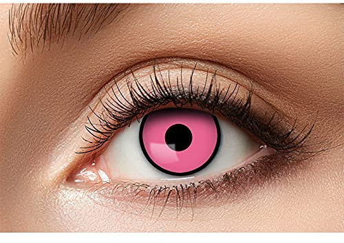 NEU Kontaktlinsen Pink Manson Farblinsen pink mit Rand