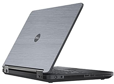 AlphaWraps Skin for Dell Latitude E5420 Laptop | Superior Brushed Aluminium | Protective and Durable Vinyl Decal wrap Cover | Made in The UK