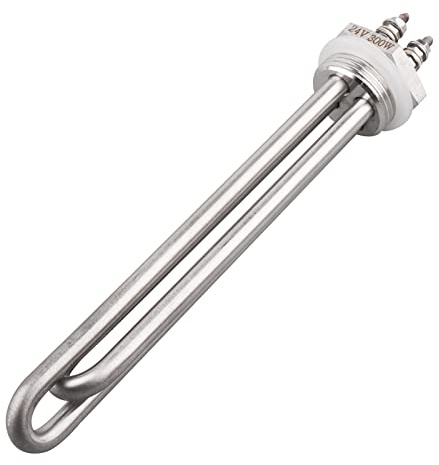 AIICIOO Heizelement Edelstahl 1 Zoll Durchmesser 33.2mm 2U 24V 300W